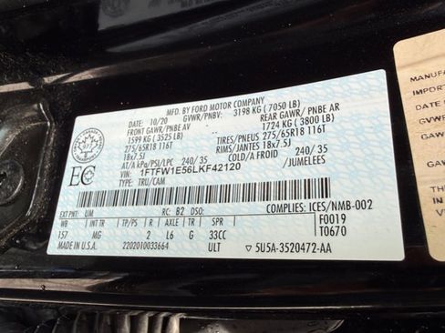 Used 2020 Ford F150 XLT w/ XTR Package AWD/4WD image 28