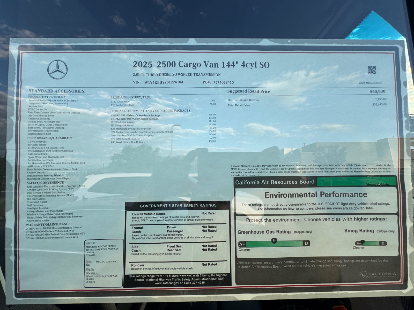 New 2025 Mercedes-Benz Sprinter 2500 image 33