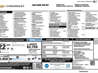 New 2026 Chevrolet Tahoe RST w/ Comfort Package AWD/4WD video 2
