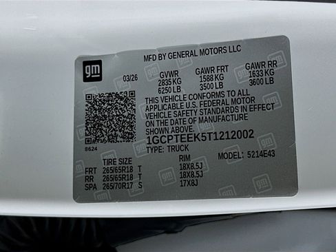 New 2026 Chevrolet Colorado Trail Boss AWD/4WD image 32