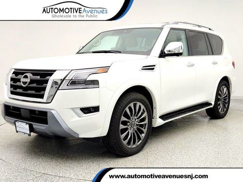 Used 2024 Nissan Armada Platinum w/ Captain's Chairs Package image 1