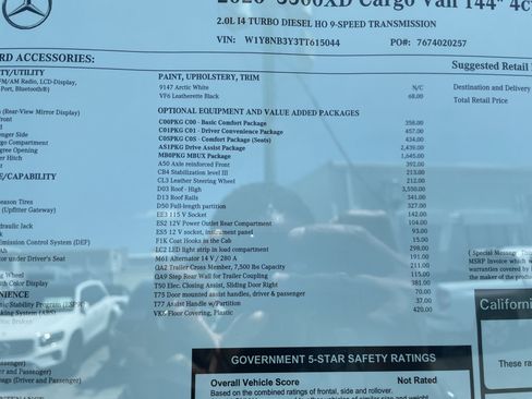 New 2026 Mercedes-Benz Sprinter 3500 image 15