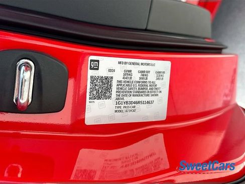 Used 2024 Chevrolet Corvette Stingray Preferred Conv w/ Z51 Performance Package RWD image 58