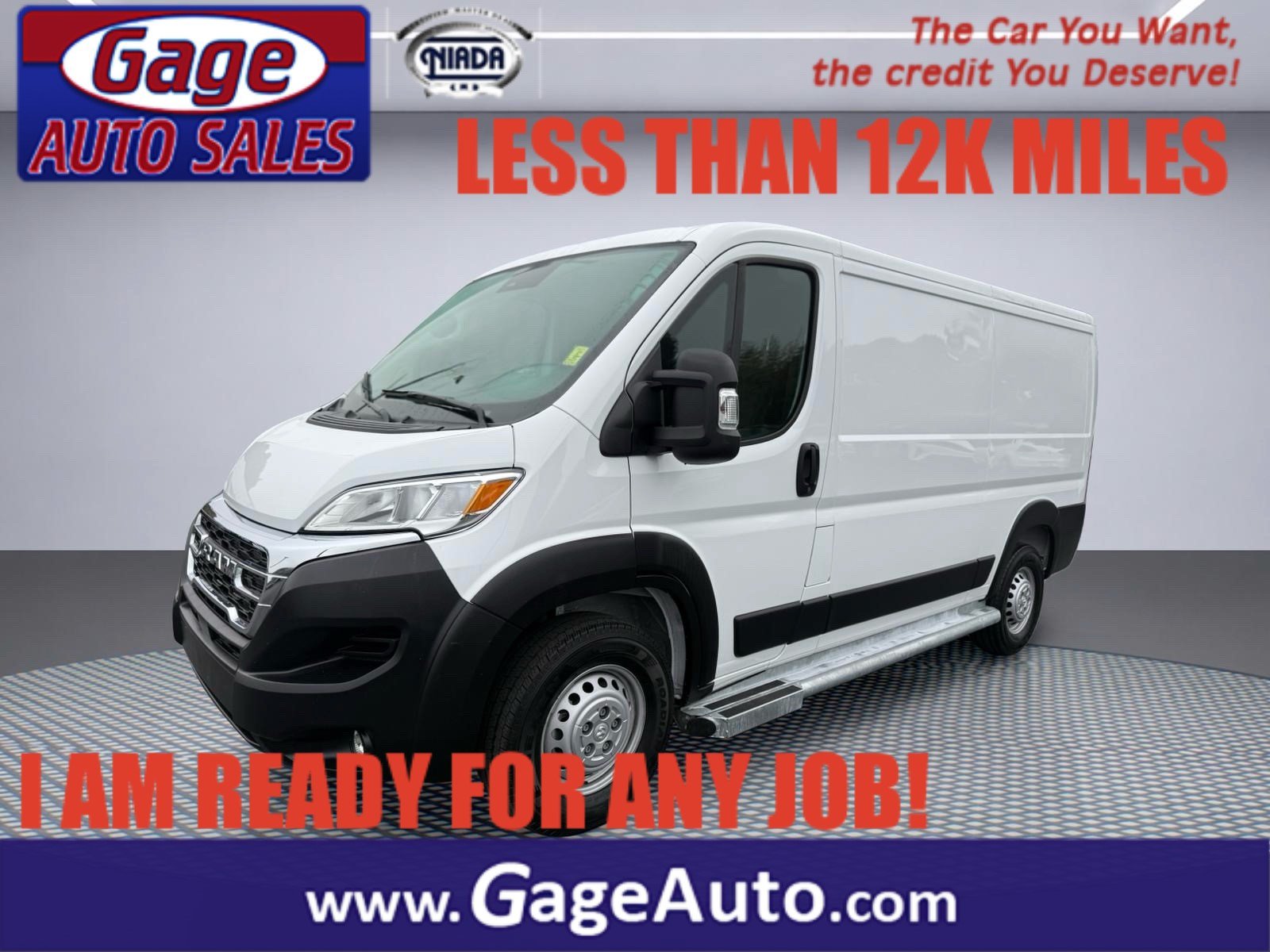 Used 2025 RAM ProMaster 2500 w/ U-Haul Equipment Group FWD image 1