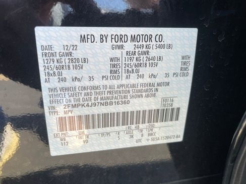 Used 2022 Ford Edge SEL w/ Convenience Package AWD/4WD image 44