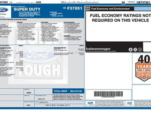Used 2017 Ford F350 Lariat w/ Lariat Value Package AWD/4WD image 7