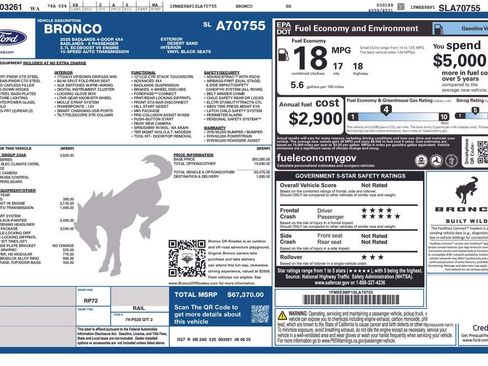 New 2025 Ford Bronco Badlands image 23