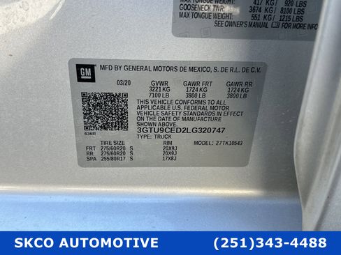 Used 2020 GMC Sierra 1500 Elevation w/ Elevation Value Package image 28