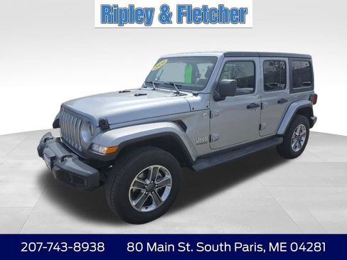 Used 2020 Jeep Wrangler Unlimited Sahara AWD/4WD image 8