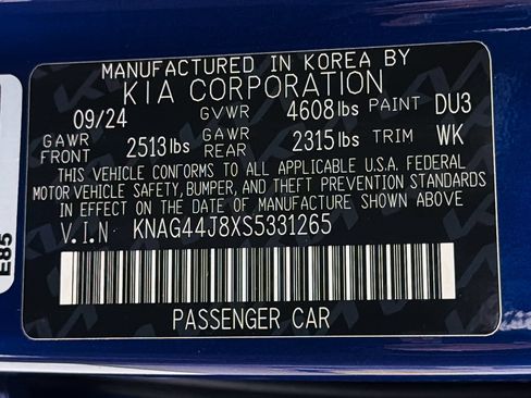 Certified 2025 Kia K5 GT w/ GT1 Package FWD image 31