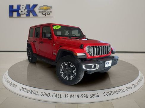 Used 2024 Jeep Wrangler Sahara w/ Technology Group image 1