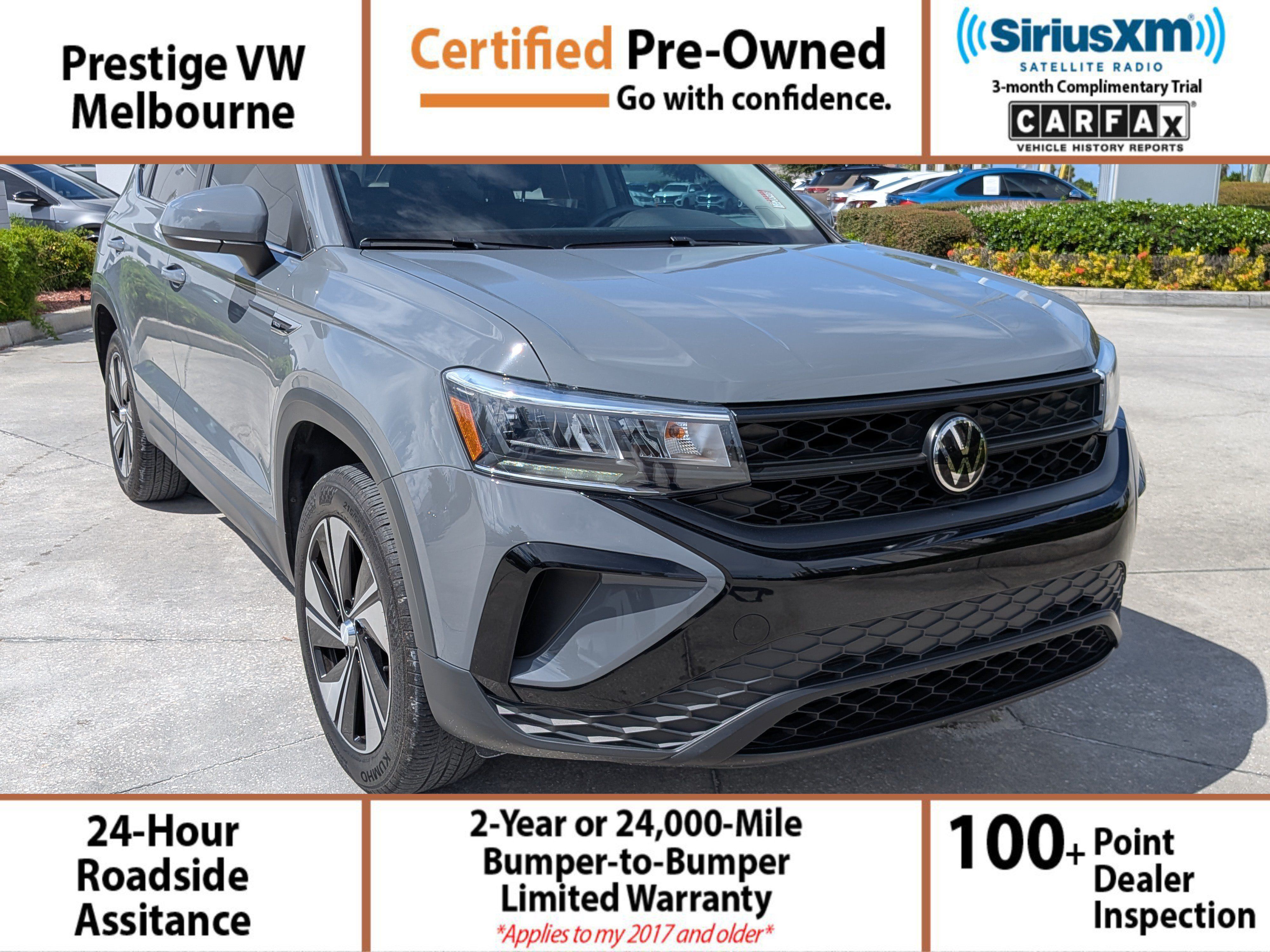 Certified 2024 Volkswagen Taos SE w/ Panoramic Sunroof Package AWD/4WD image 1
