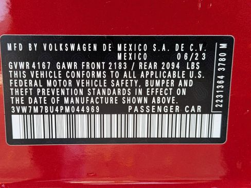 Used 2023 Volkswagen Jetta SE w/ Panoramic Sunroof Package image 24