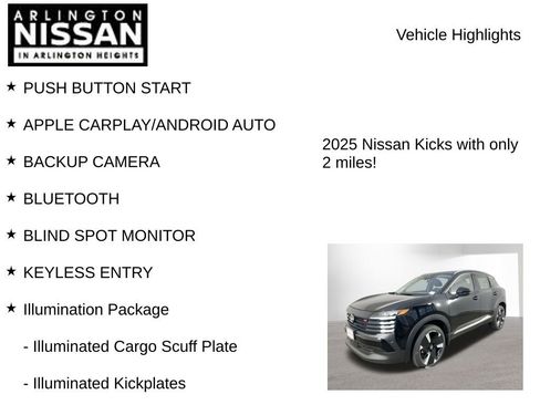 New 2025 Nissan Kicks SR w/ Illumination Package image 8