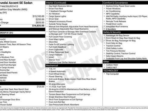 Used 2016 Hyundai Accent SE FWD image 8
