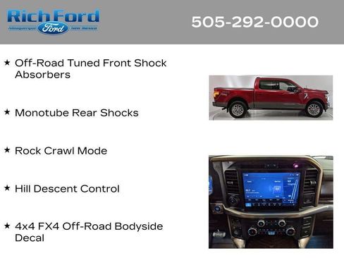 Certified 2025 Ford F150 King Ranch w/ FX4 Off-Road Package AWD/4WD image 26