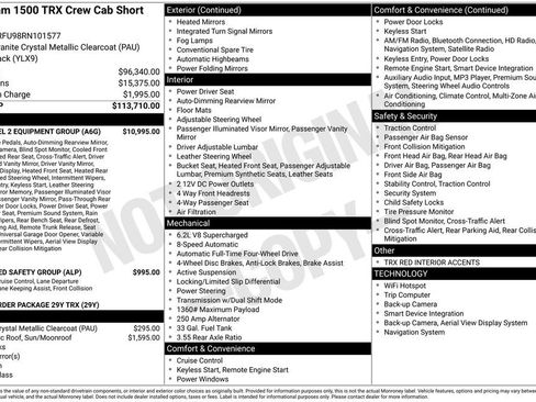 Used 2024 RAM 1500 TRX w/ TRX Level 2 Equipment Group image 2