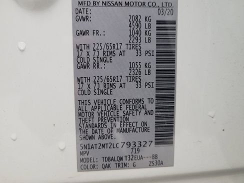 Used 2020 Nissan Rogue SV image 33