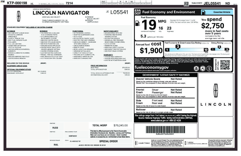 Used 2018 Lincoln Navigator Select RWD image 36