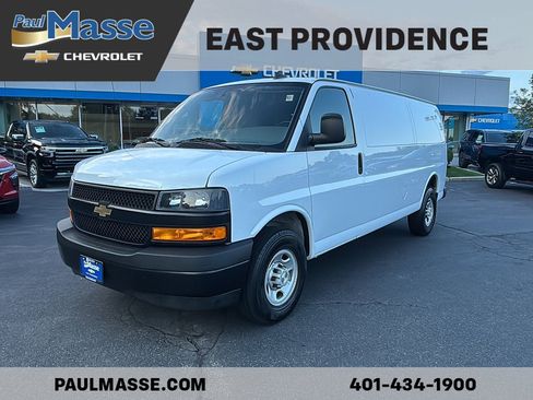 Certified 2022 Chevrolet Express 3500 Extended w/ Driver Convenience Package RWD image 1
