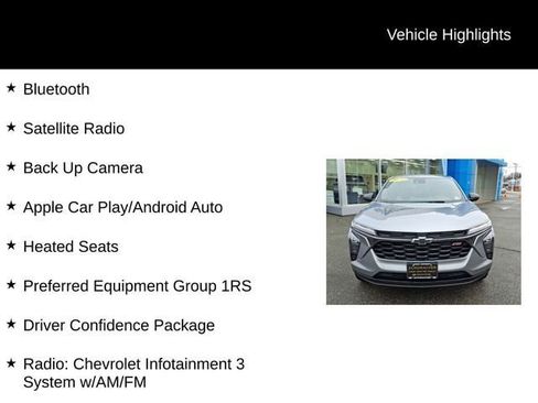 Used 2024 Chevrolet Trax RS w/ Driver Confidence Package image 6