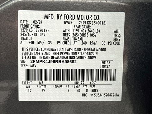 Used 2024 Ford Edge SEL AWD/4WD image 12