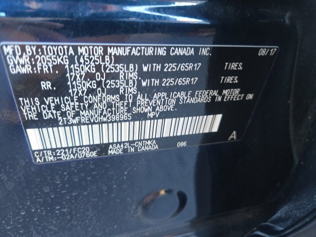 Used 2017 Toyota RAV4 XLE w/ Plus Extra Value Package FWD image 30