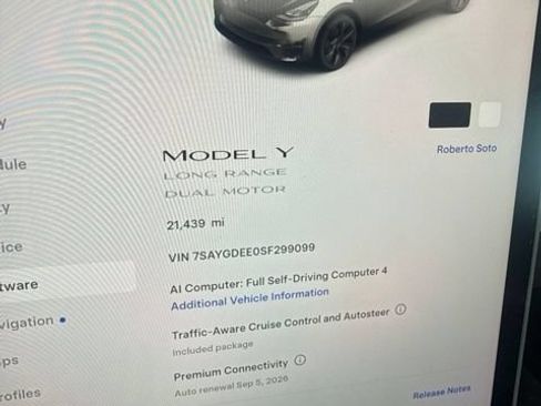 Used 2025 Tesla Model Y Long Range AWD/4WD image 14