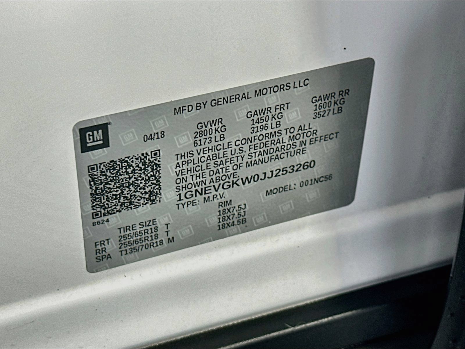 Used 2018 Chevrolet Traverse LT AWD/4WD image 32