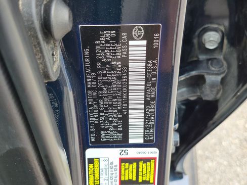 Used 2019 Toyota Camry SE FWD image 34