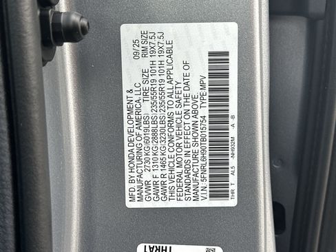 New 2026 Honda Odyssey Elite image 25