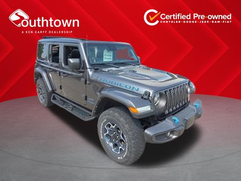 Used 2022 Jeep Wrangler Unlimited Rubicon 4xe w/ Cold Weather Group AWD/4WD image 1