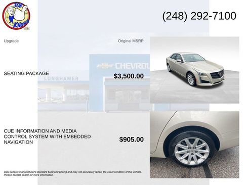 Used 2014 Cadillac CTS Sedan w/ Seating Package image 5