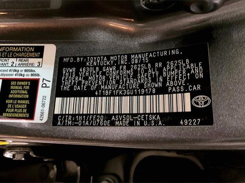 Used 2016 Toyota Camry SE image 35