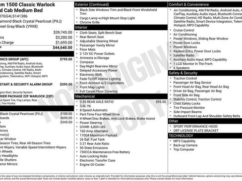 Used 2020 RAM 1500 Warlock w/ Electronics Group AWD/4WD image 2
