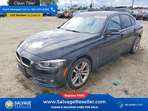 Used 2017 BMW 330e RWD image 1