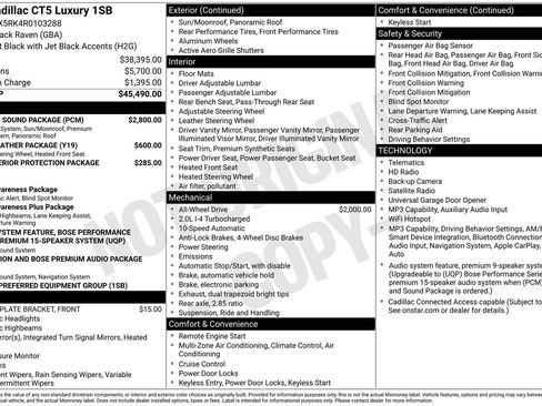 Used 2024 Cadillac CT5 Luxury w/ Sun And Sound Package AWD/4WD image 3