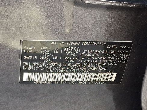 Certified 2025 Subaru Outback Onyx Edition AWD/4WD image 29