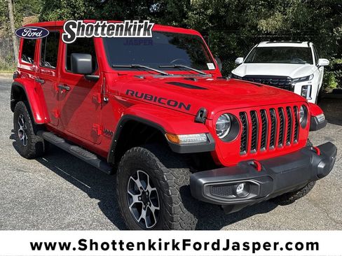 Used 2022 Jeep Wrangler Unlimited Rubicon w/ LED Lighting Group AWD/4WD image 1