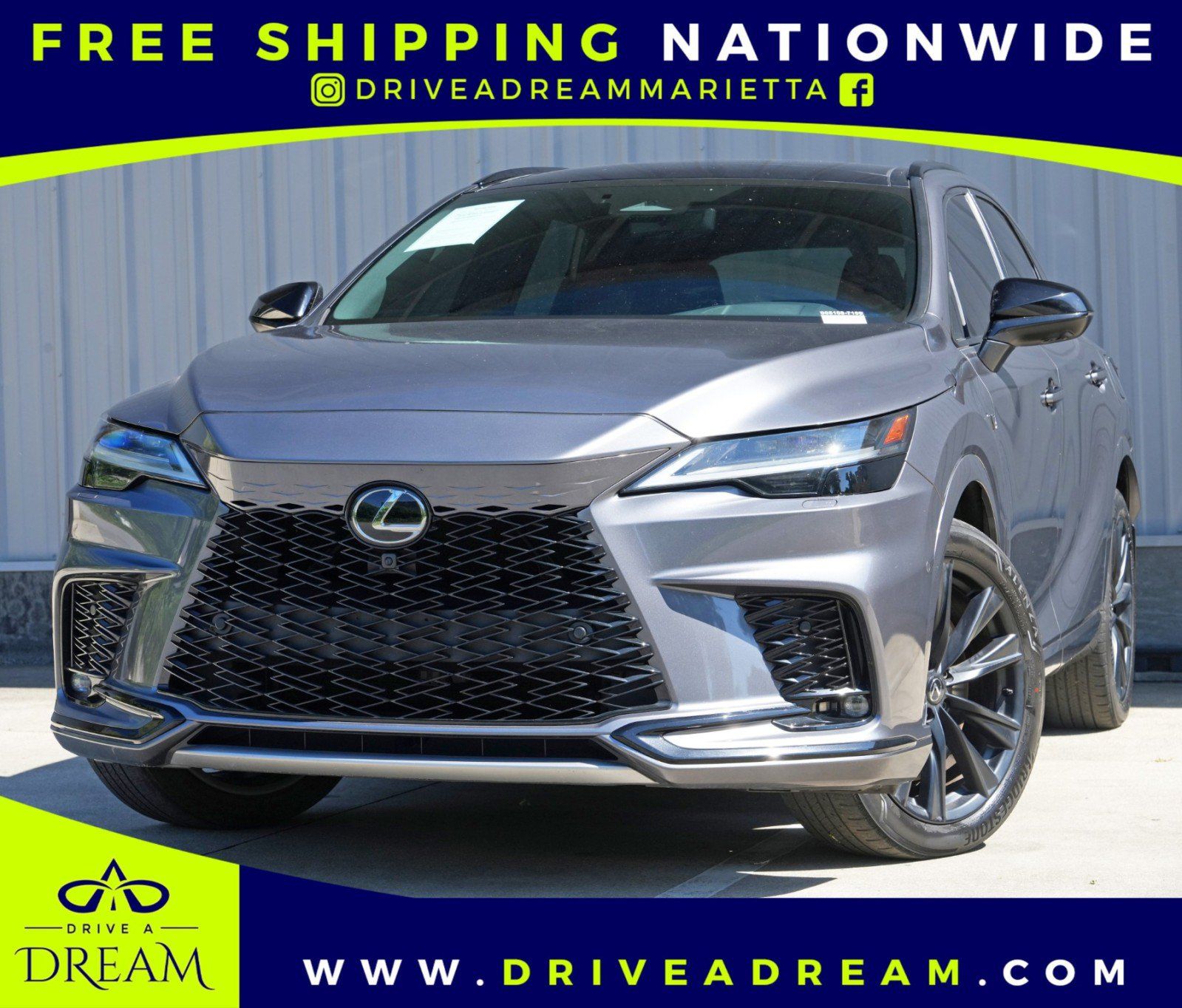 Used 2023 Lexus RX 500h F Sport AWD/4WD image 1