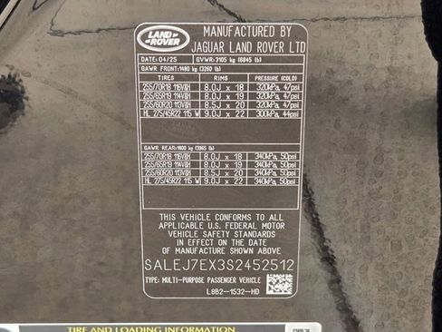 Used 2025 Land Rover Defender 110 S AWD/4WD image 26