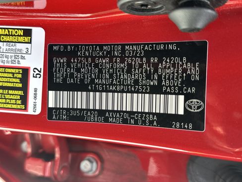Certified 2023 Toyota Camry SE FWD image 35