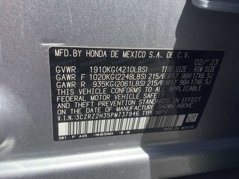 Certified 2023 Honda HR-V LX image 21