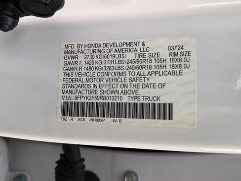 Used 2024 Honda Ridgeline RTL image 41