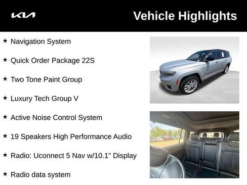 Used 2021 Jeep Grand Cherokee L Summit w/ Luxury Tech Group V AWD/4WD image 4