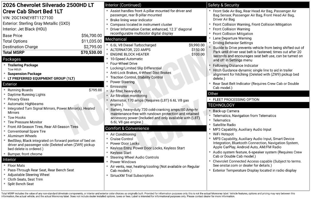 Used 2026 Chevrolet Silverado 2500 LT AWD/4WD image 31