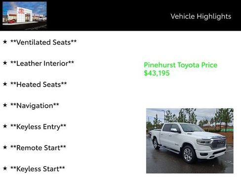 Used 2023 RAM 1500 Limited w/ Body Color Bumper Group image 13