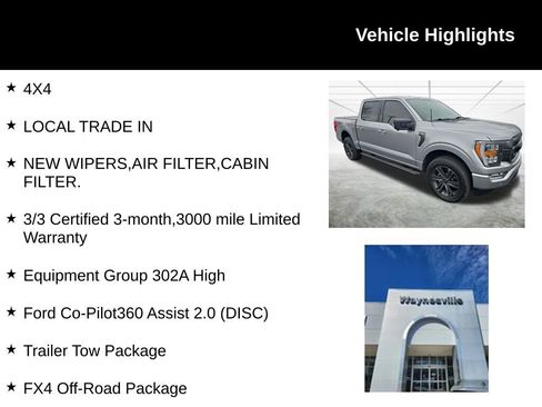 Used 2022 Ford F150 XLT w/ Equipment Group 302A High image 2