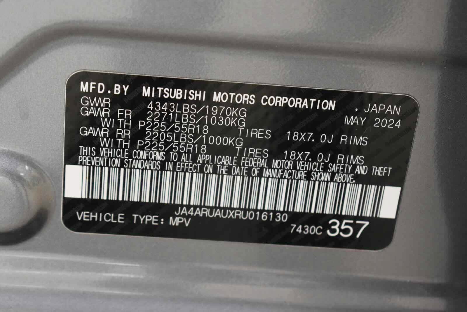 Used 2024 Mitsubishi Outlander Sport LE AWD/4WD image 65