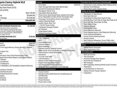 Certified 2021 Toyota Camry XLE w/ Navigation Upgrade Package FWD image 4